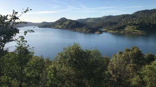 Nice viewpoint of Don Pedro Reservoir just off of 120 while driving into Yosemite National Park