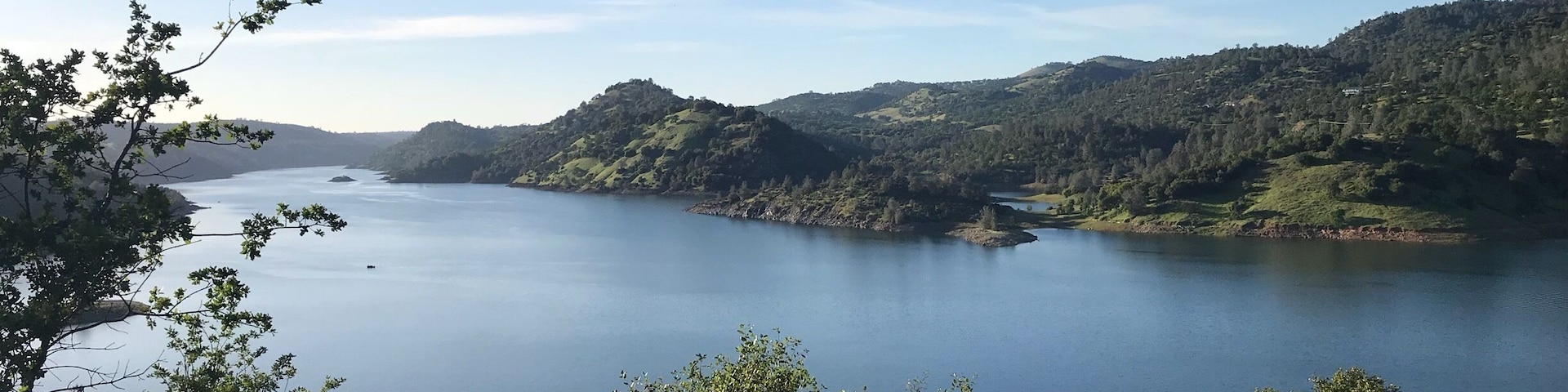 Nice viewpoint of Don Pedro Reservoir just off of 120 while driving into Yosemite National Park