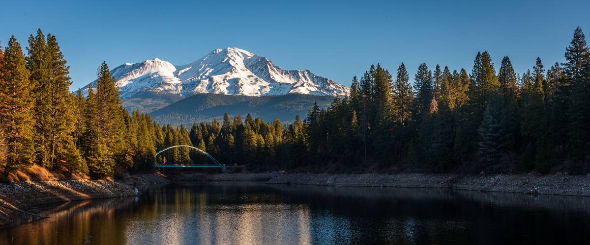 Mount Shasta Panorama from Lake Siskiyou