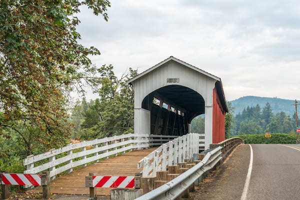 Currin Covered Bridge in Cottage Grove, Oregon, United States