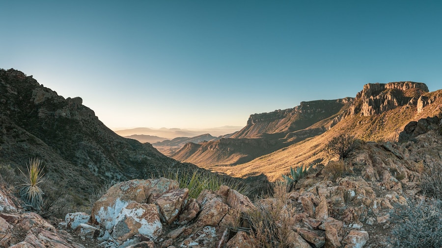 Panorama of Casa Grande Peak From Lost Mine Trail