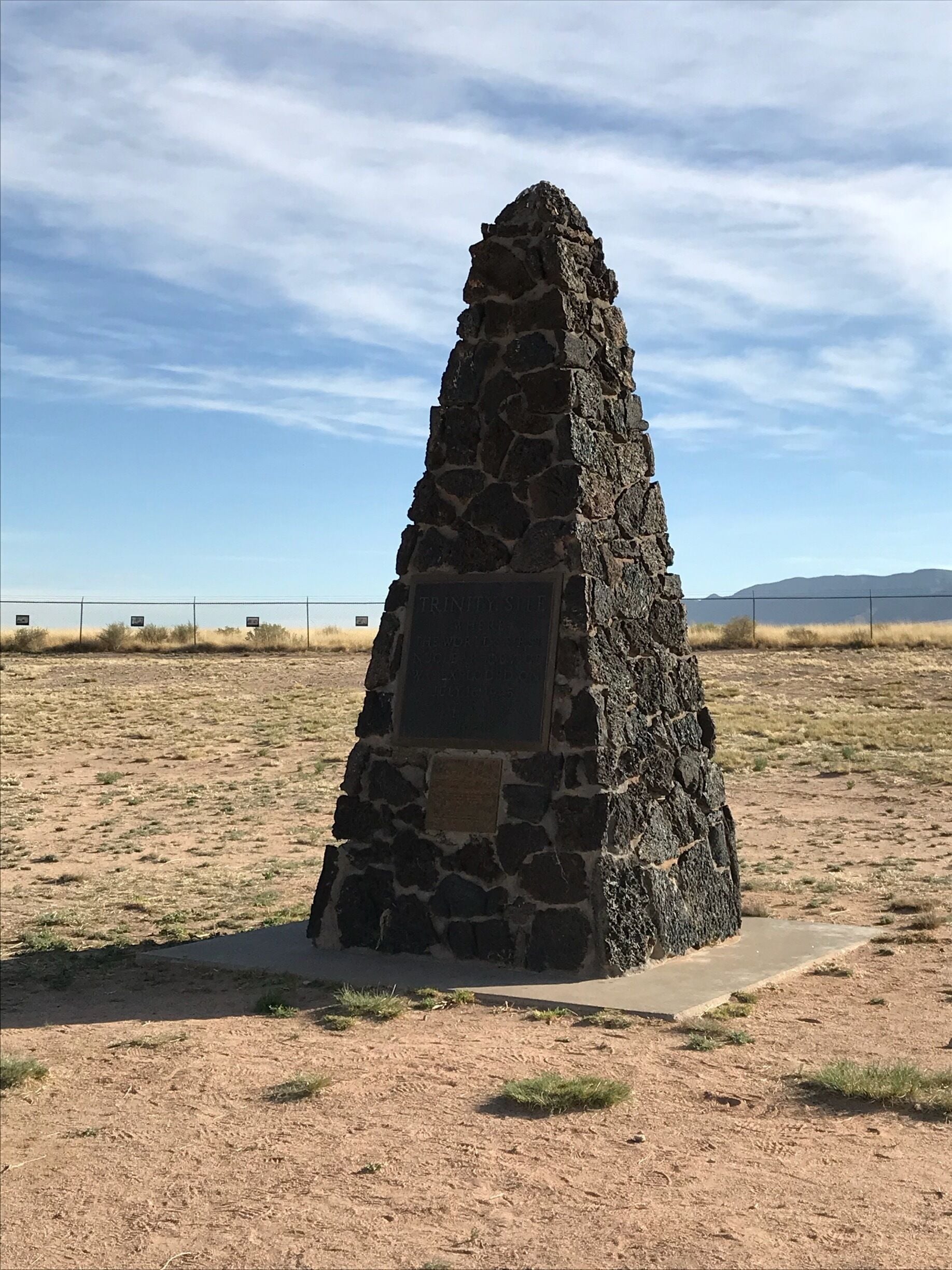 Ground zero - the test site for the world’s first atomic bomb.  This is only open twice a year, so be there when the gate opens at 8. The line of cars can reach up to 5 miles. 