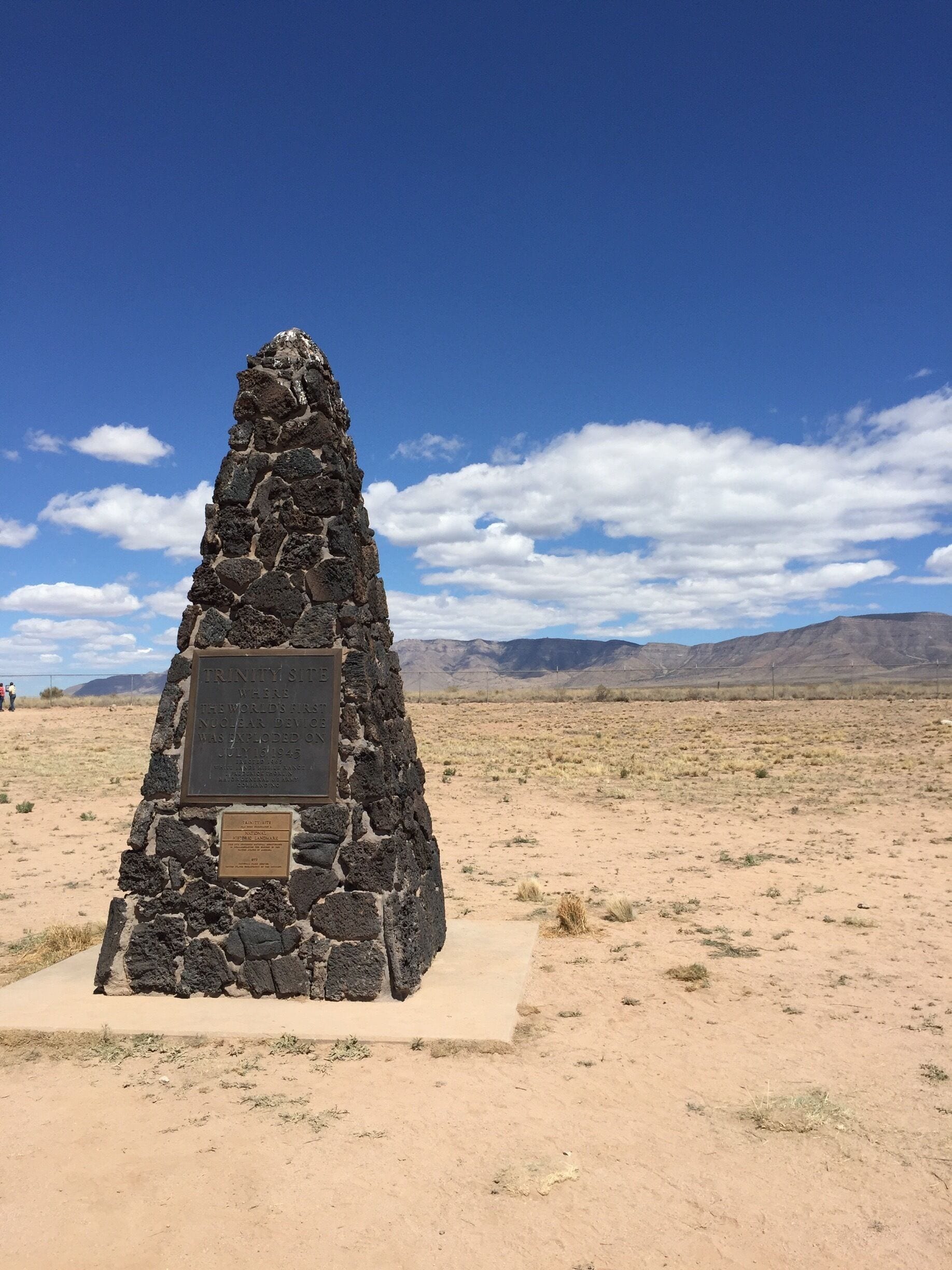 The Trinity Site-detonation of the very first nuclear bomb