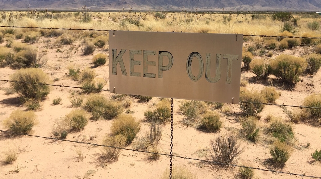The Trinity Site at White Sands Missile Range is open twice each year for visitors to stand on the spot of the first atomic bomb detonation