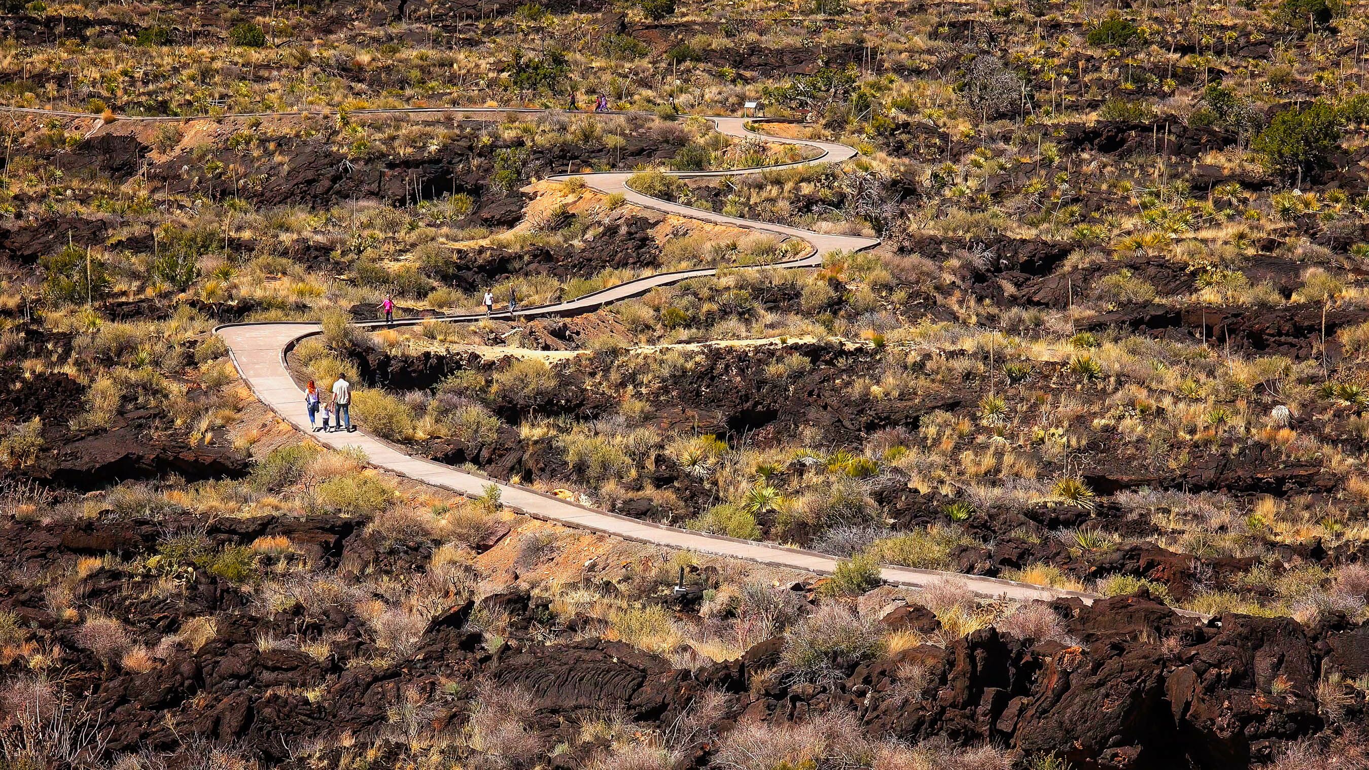 Valley of Fires Recreation Area, Lava Field in New Mexico