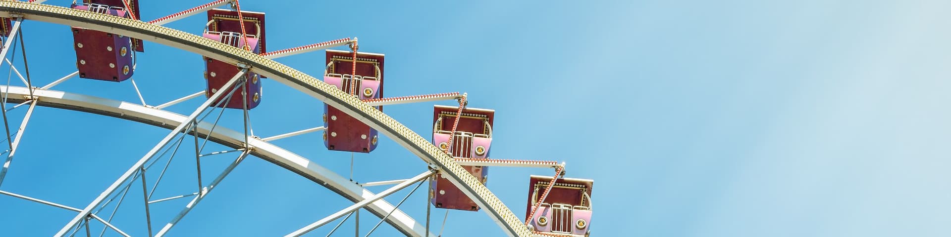 The largest Ferris wheel in Ukraine. Odessa, Shevchenko Park.