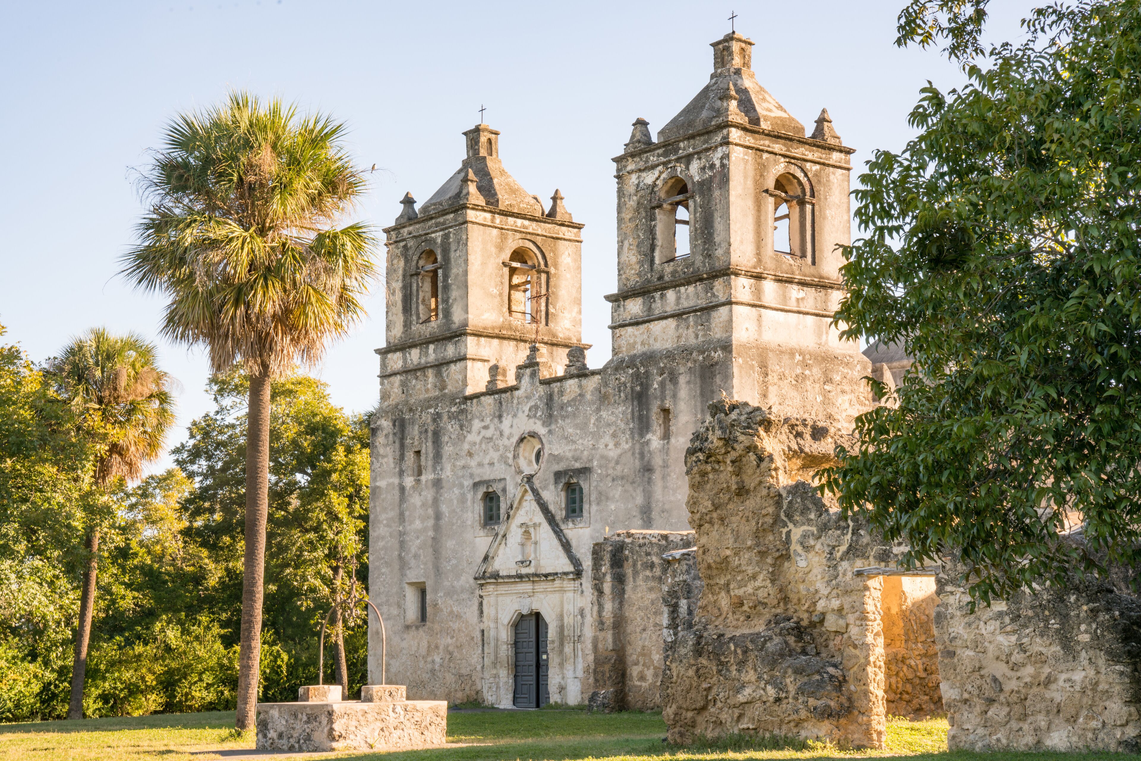 Mission Concepcion in San Antonio Missions National Historic Park, Texas