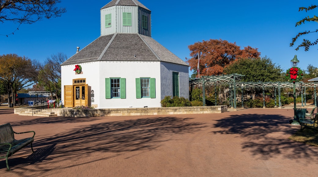Vereins Kirche rebuilt church now a museum in the historic city of Fredericksburg in Texas