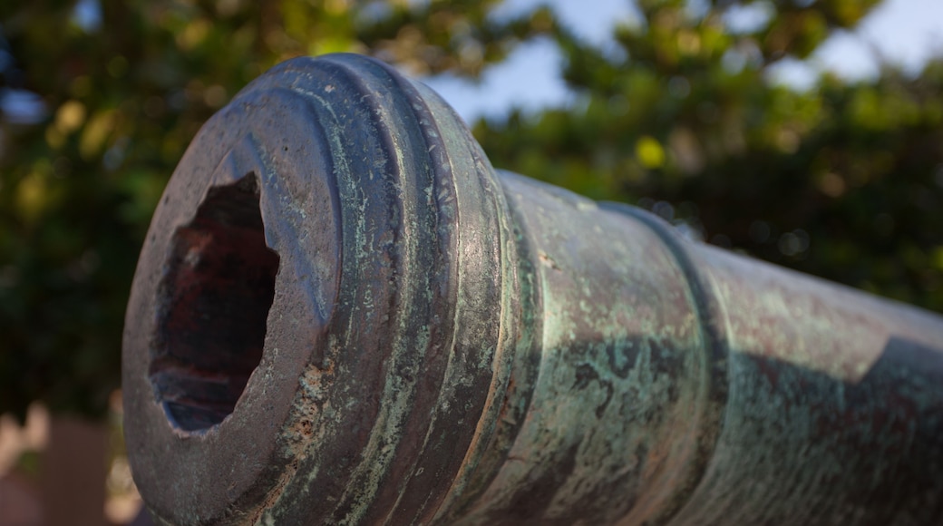 Close up of cannon gun photographed in Sharjah