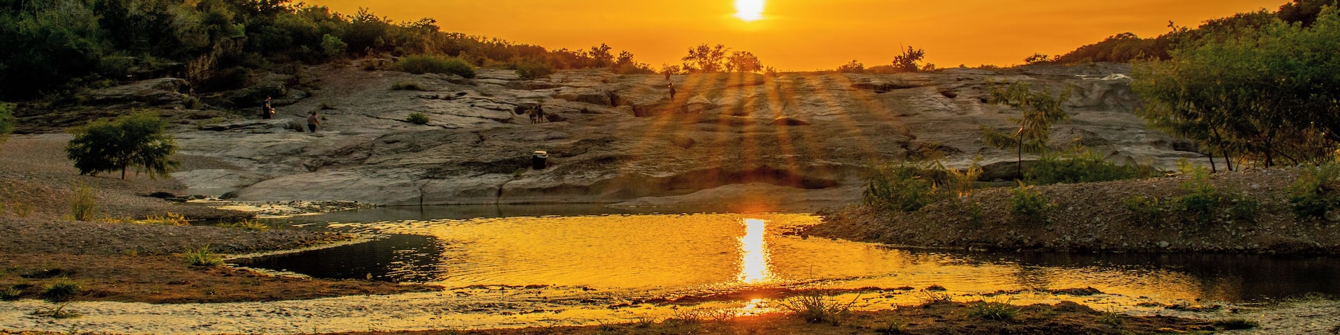 Another photo at Pedernales Falls State Park just as the sun went down! #Sunset #Texas #Nikon #D3400