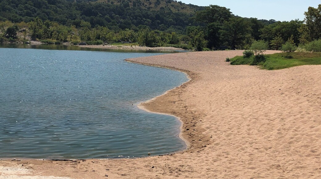 Beautiful sandy beach in the heart of Texas.