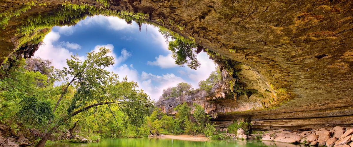 Hamilton Pool sink hole, Texas, United States