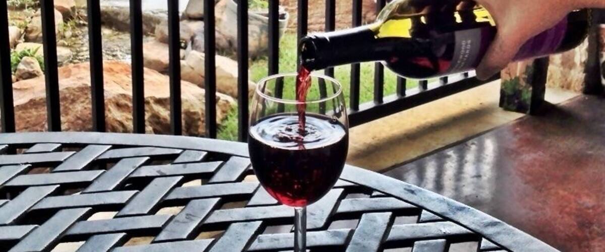 Wine club time!  I'm not a wine connoisseur like my counterpart, but this was fantastic! Grab your husband and your dog and check this out! Nestled on the hill country, but it feels like like your 2000 miles away!  Super friendly staff!! #texas #wine #vineyard #winecountry