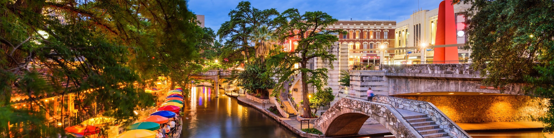 San Antonio, Texas, USA cityscape at the River Walk