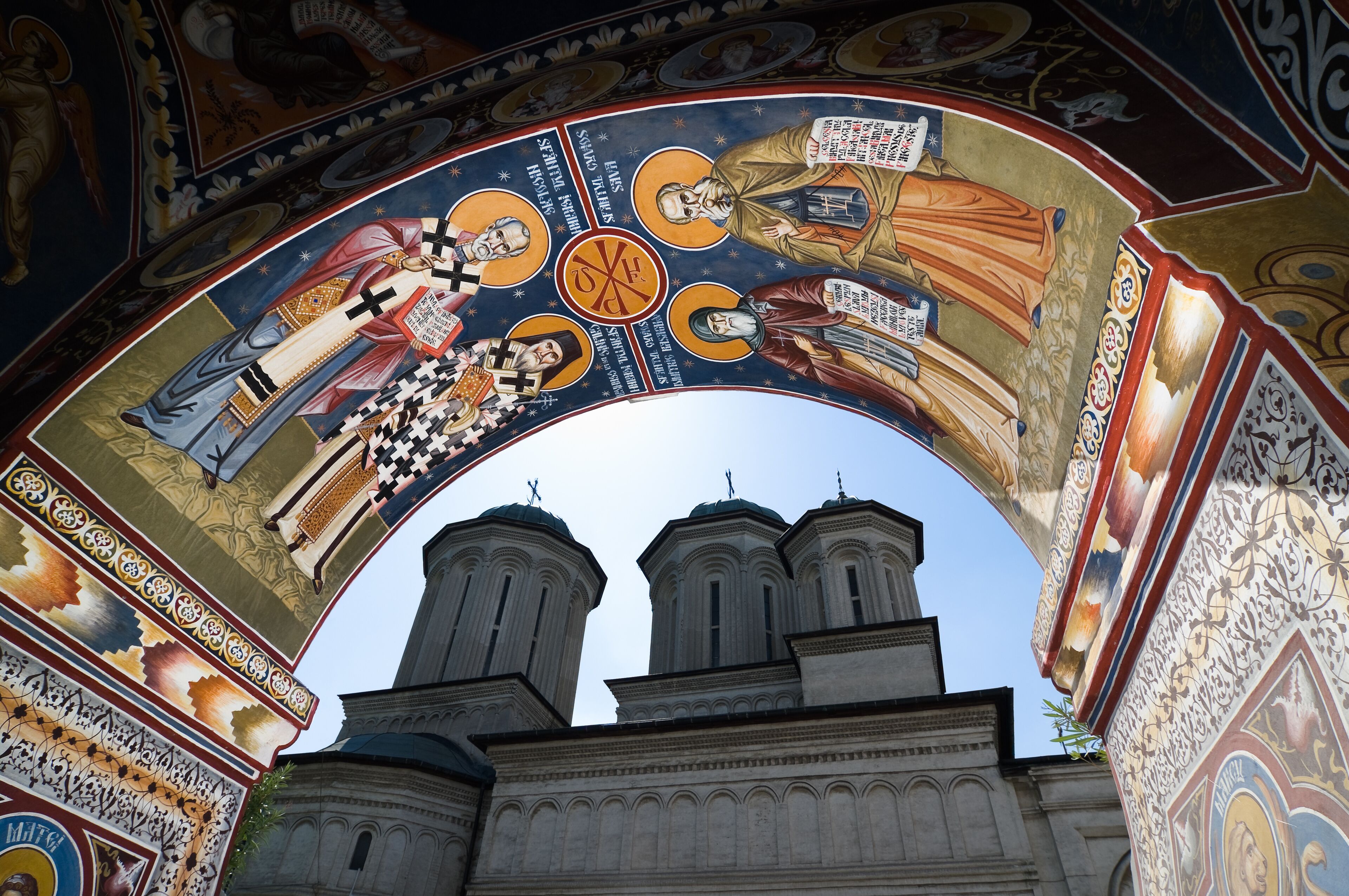 Fresco Of Radu Voda Monastery In Bucharest, Romania