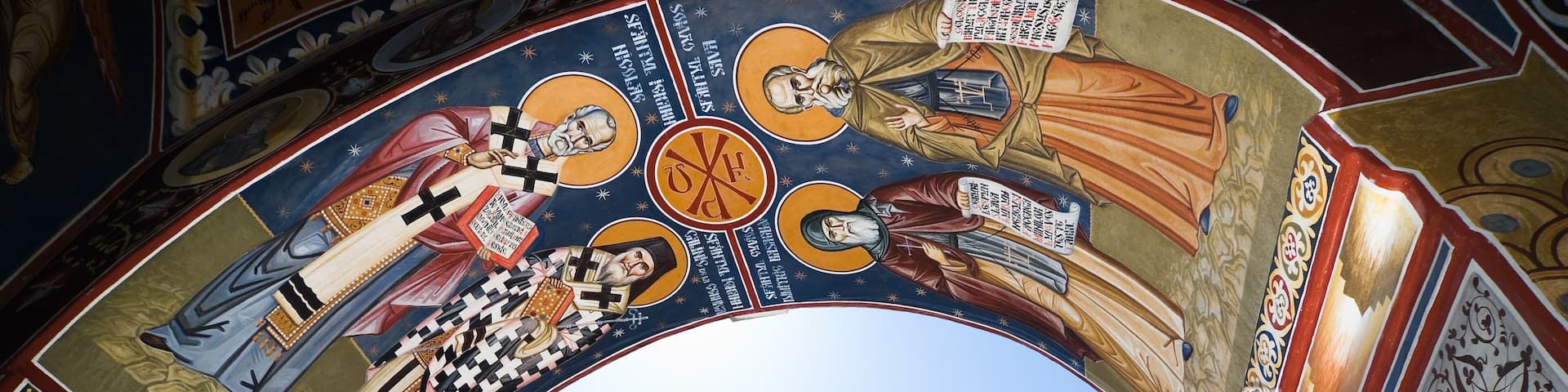 Fresco Of Radu Voda Monastery In Bucharest, Romania