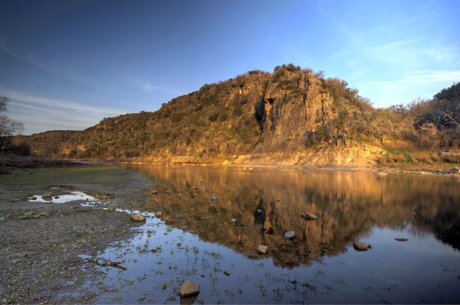 A lovely sunset view from the Colorado Bend State Park in Bend, Texas (about 30 miles from Lampasas).
A great park with scenic views, hike and bike trails and camping sites. A great day or weekend trip!