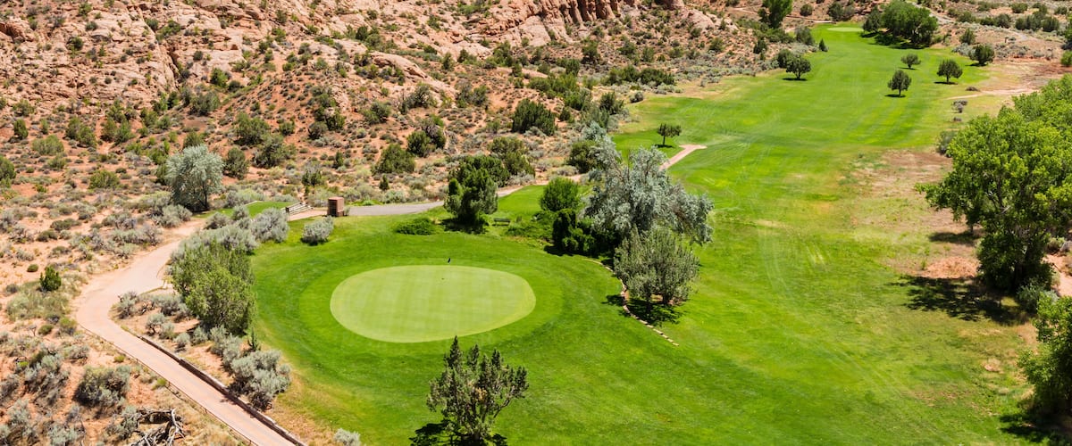 Moab Golf Course 4th Green