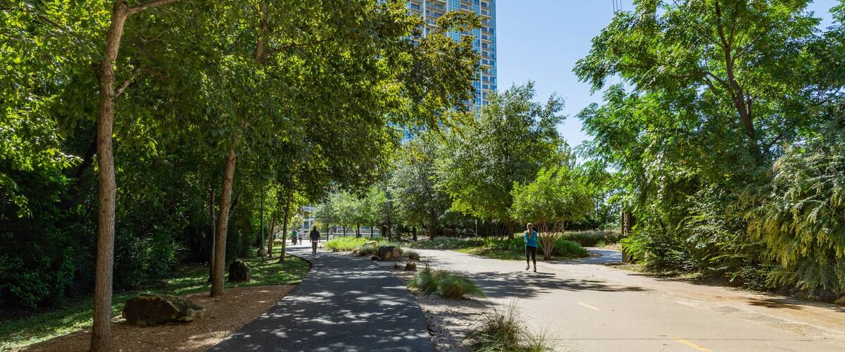 Katy Trail featuring a park