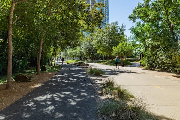 Katy Trail featuring a park