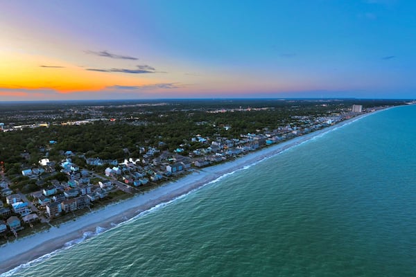 Aerial view of Surfside beach