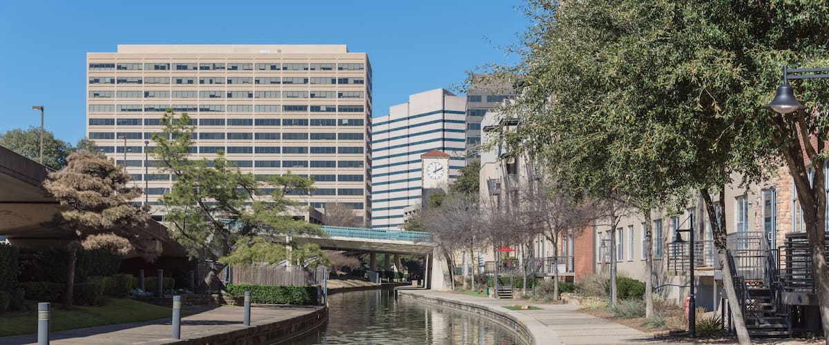 Mandalay Canal Walk in Las Colinas, Irving, Texas