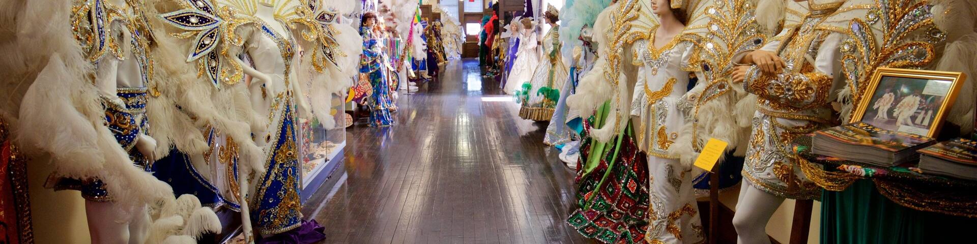 Mardi Gras Museum of Imperial Calcasieu showing interior views