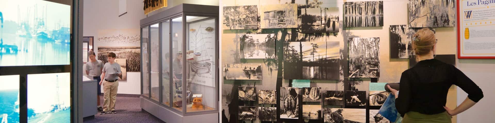 Acadian Cultural Center which includes interior views as well as an individual femail