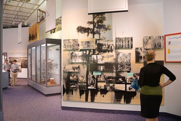 Acadian Cultural Center featuring interior views as well as an individual female