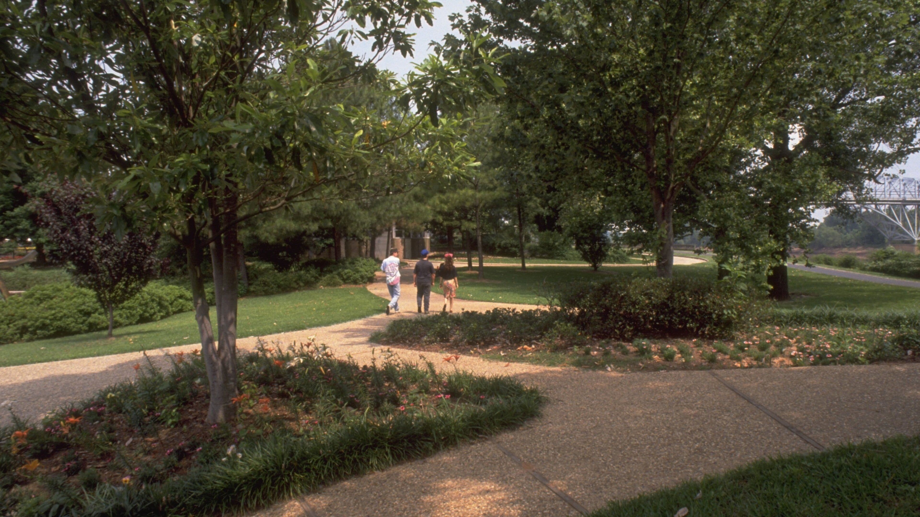 Shreveport featuring a park as well as a small group of people