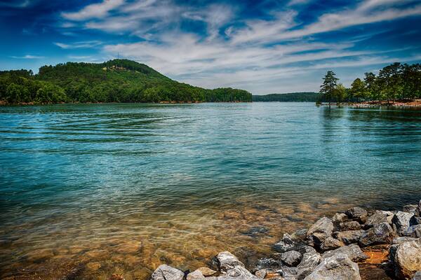 Lake Allatoona at Red Top Mountain State Park north of Atlanta