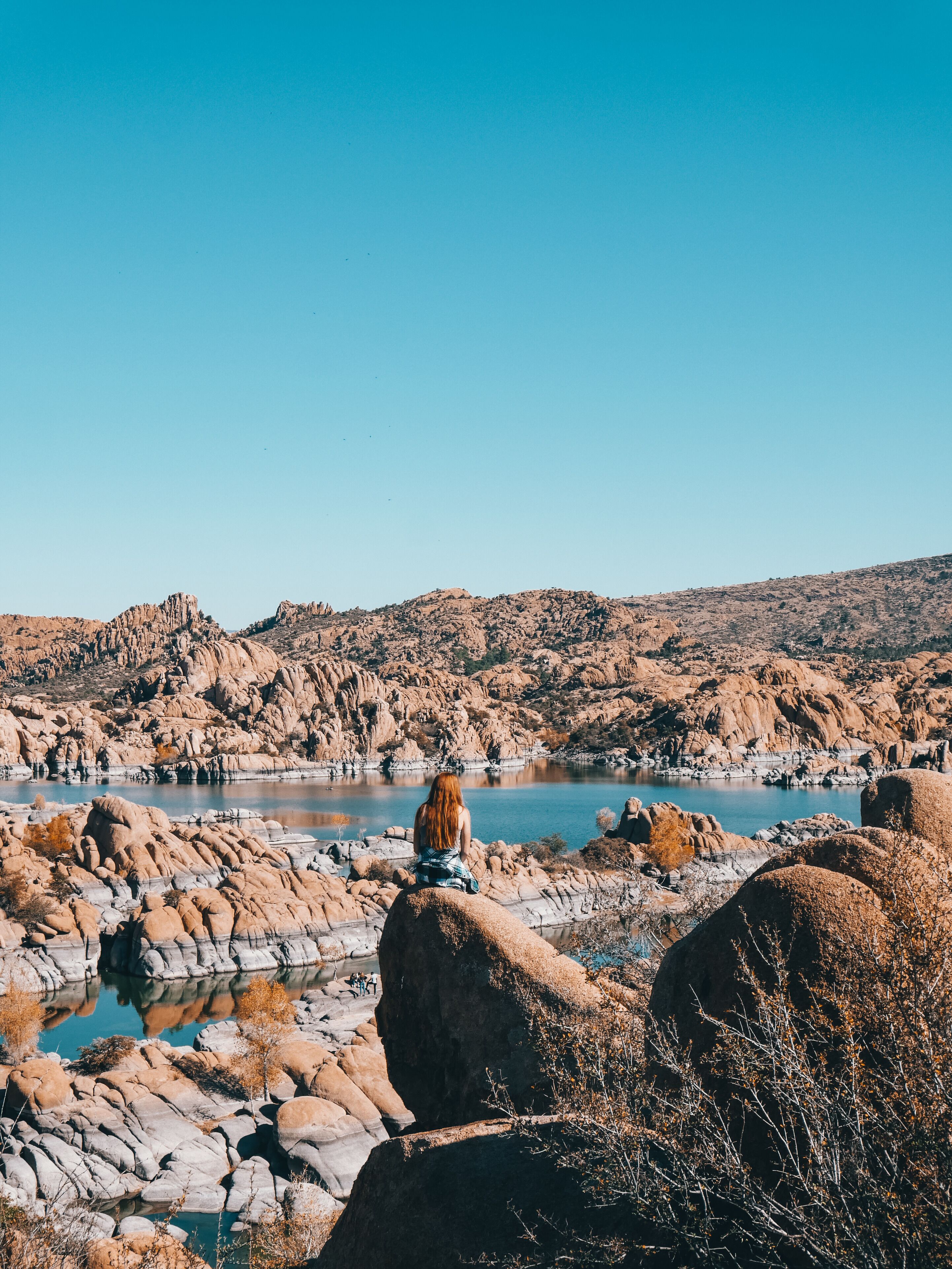 Watson Lake was one of the coolest desert lakes I've seen! It was surrounded by awesome rock formations that made for a fun hike with plenty of scrambling.
Quick Tip: Bring your climbing gear and rope up! There are quite a few bolted routes near the lake.
#Arizona #Adventure
#Trovember