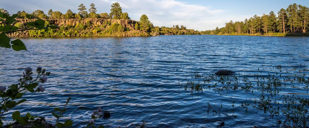 An overlooking view in Fool Hollow Lake Recreation Area, Arizona
