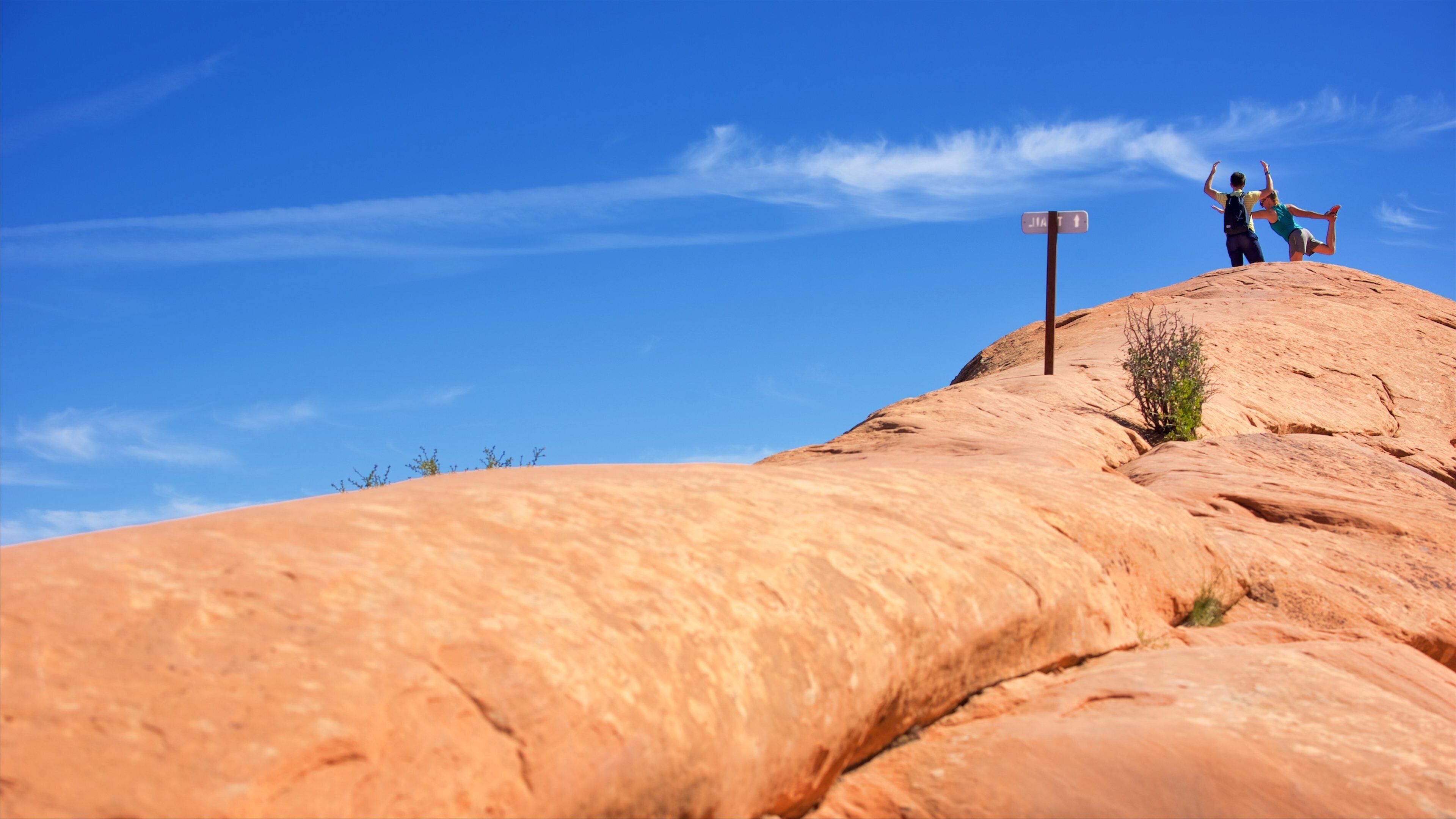 Devils Garden featuring a gorge or canyon as well as a couple