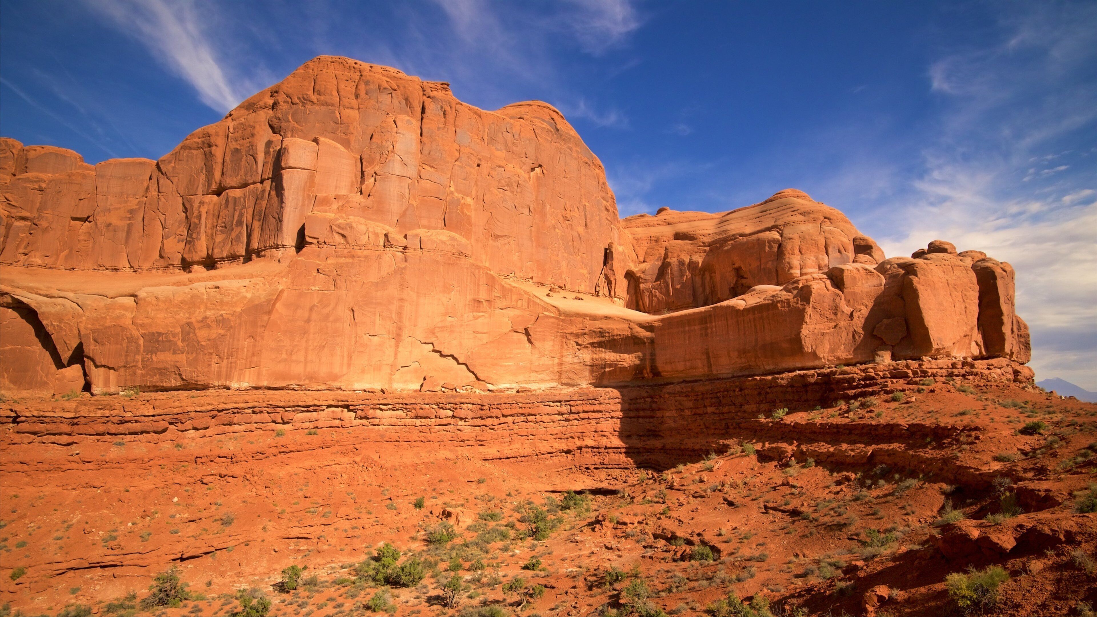 Arches National Park featuring desert views