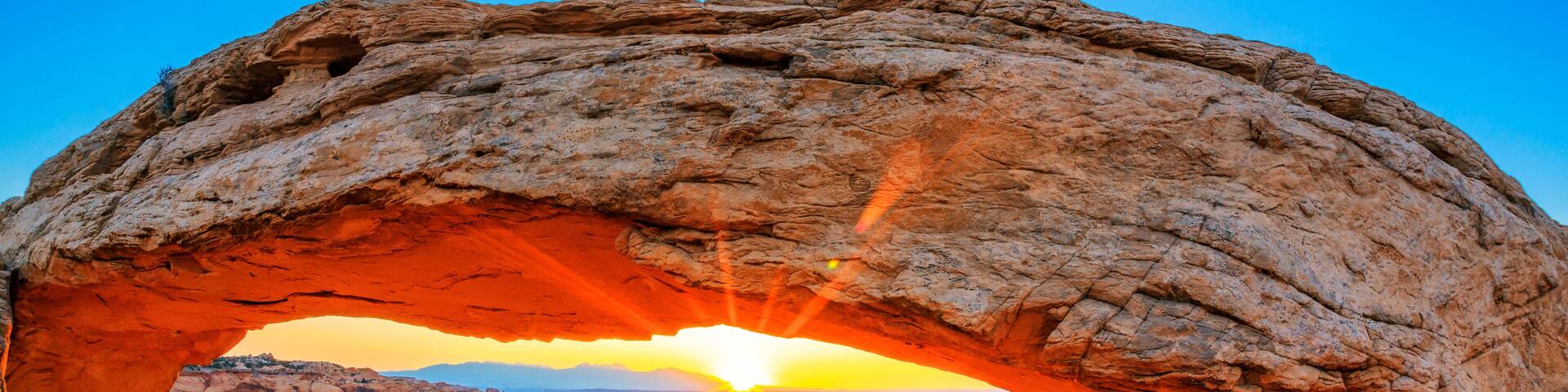 Sunrise at Mesa Arch in Canyonlands National Park