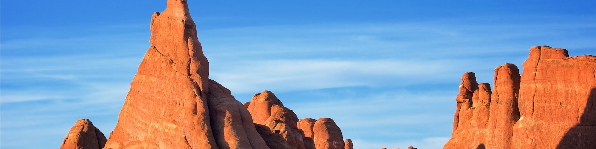 Moab featuring tranquil scenes, desert views and a gorge or canyon