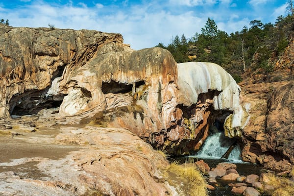 Jemez River Waterfall Near Jemez Springs, NM