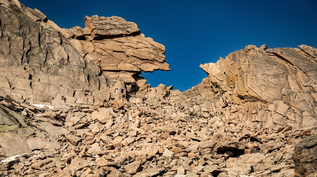 Blue Sky Through the Keyhole on the route to Longs Peak