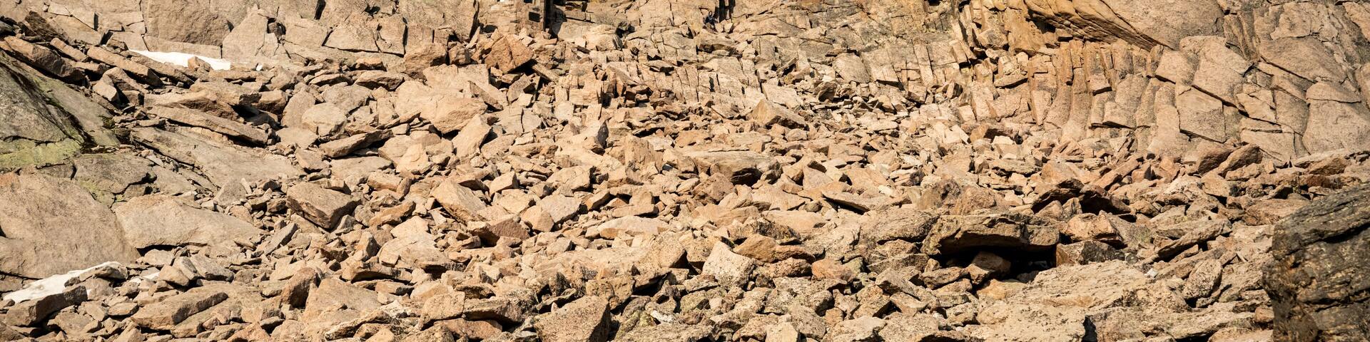 Blue Sky Through the Keyhole on the route to Longs Peak
