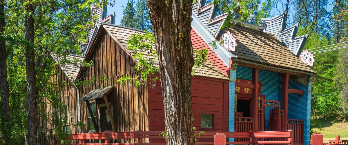 Summer Morning at Weaverville Joss House State Historic Park