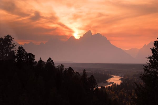 Caption---- Snake River Illuminated