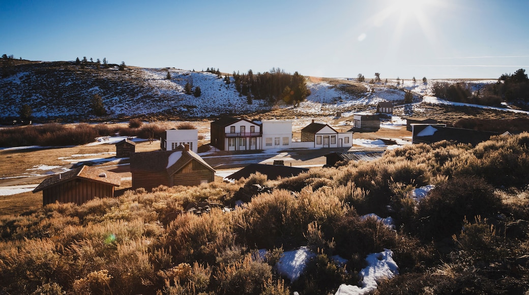 View of ghost town of South Pass City