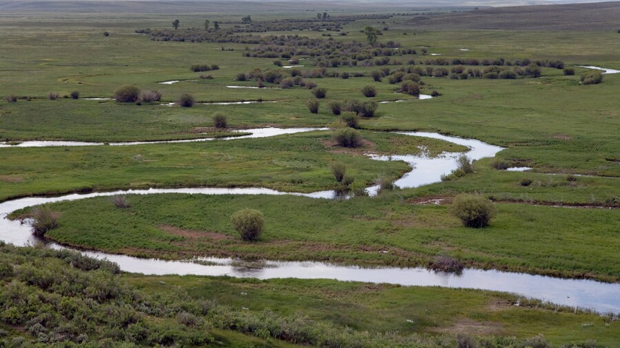 The Arapaho National Wildlife Refuge near Walden, Colorado.