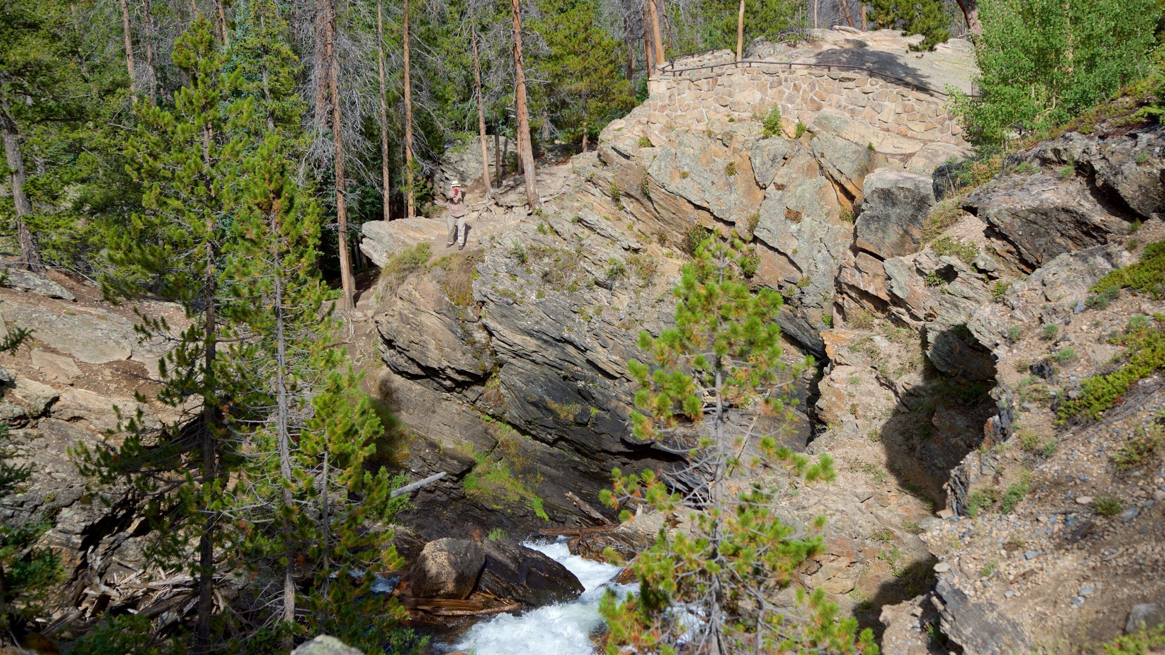Estes Park showing a river or creek and tranquil scenes