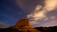 Scotts Bluff National Monument which includes a sunset, mountains and tranquil scenes
