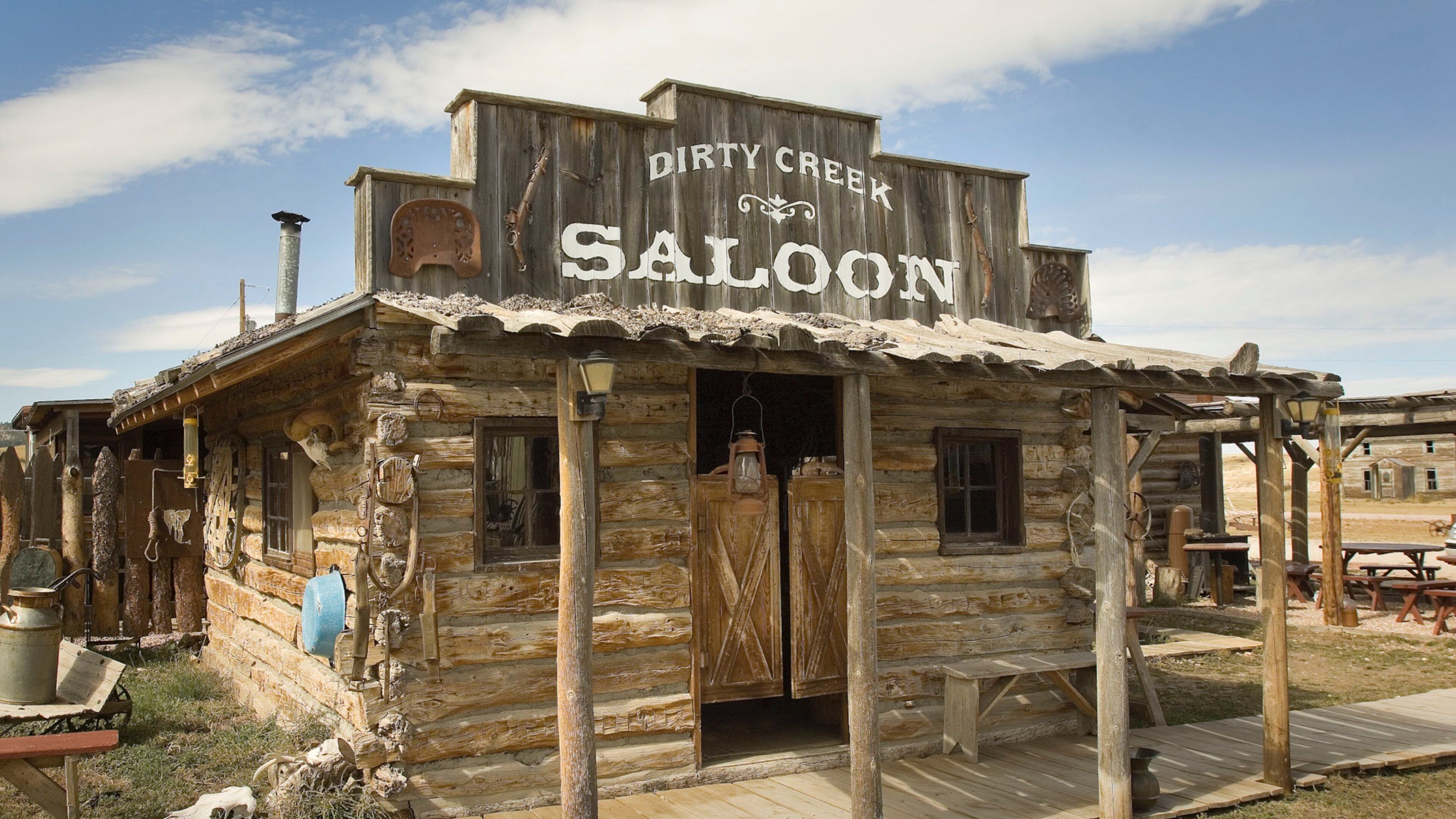 Crawford which includes a small town or village, heritage architecture and signage