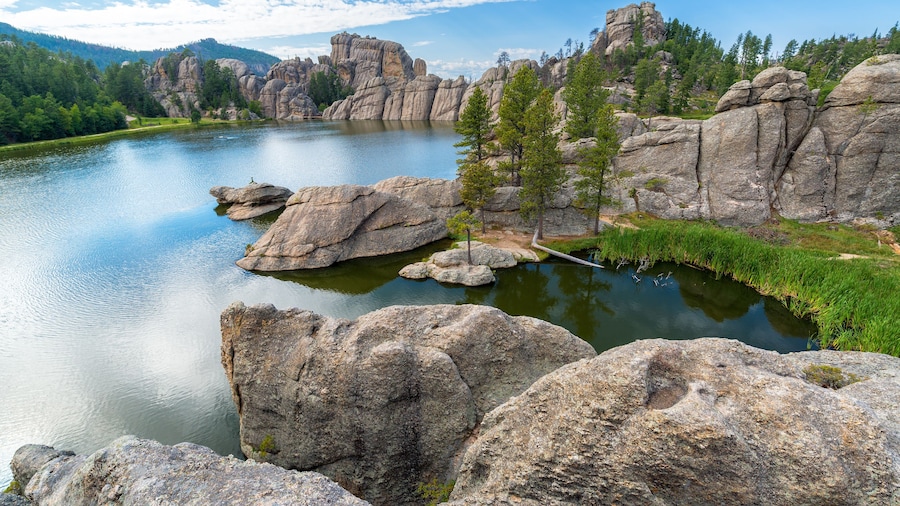 Beautiful Sylvan Lake in Custer State Park