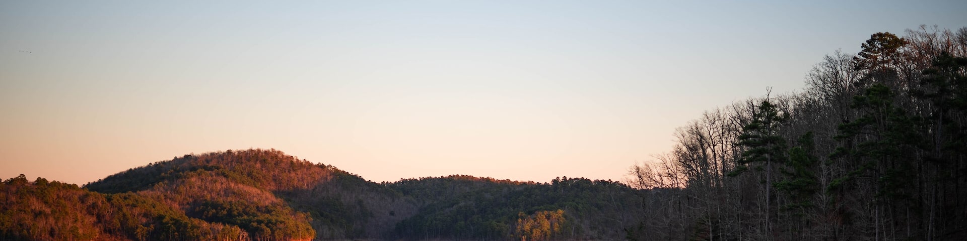 Sunset over Quartz Mountain State Park, Oklahoma