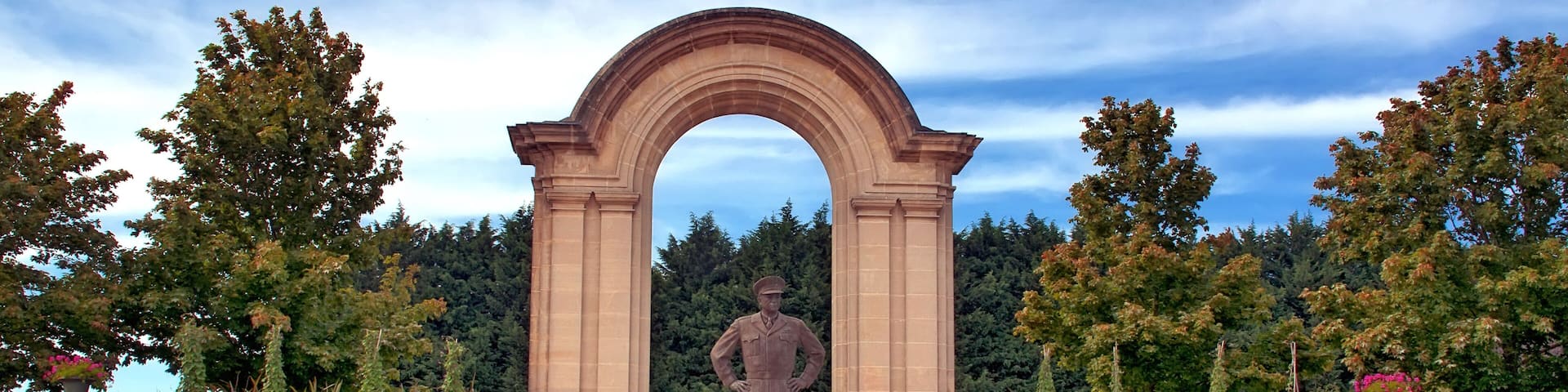 HDR statue Eisenhower - Bayeux
